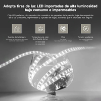 Miroir de salle de bain LED rond en forme de lune, commande tactile, miroir intelligent avec miroir grossissant, fonction mémoire, miroir de vanité éclairé