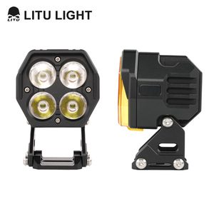 IP68 note étanche 3 pouces couleur blanche tout-terrain antibrouillard carré LED travail lumière camion mini conduite lumière pour suv bateau tracteur - Product Image 6