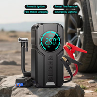 Démarreur de voiture 6000mAh 600A Alimentation de démarrage d'urgence Pompe de gonflage Machine intégrée Chargeur de batterie de voiture