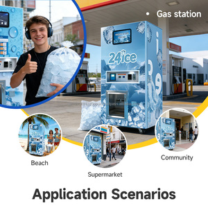 Fully Automatic Ice Vending Machine 24H Self Service Bagged Ice Packaging Vending Machine For Commercial Outdoor Public Place - Product Image 5
