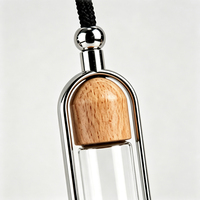 Diffuseur de parfum de luxe en verre pour voiture, pendentif 10 ml, huile parfumée florale, cadre métallique élégant, désodorisant suspendu