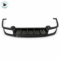 Diffuseur arrière complet en fibre de carbone sèche TKT pour 9Y0 2024-2026, finition noire brillante, ajustement OEM, fixation par boulons
