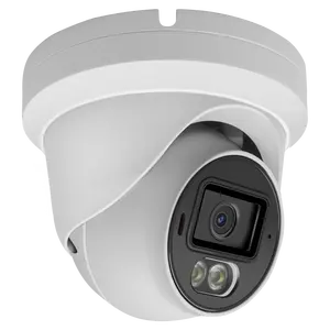Uyumlu Hik TVT 4MP PoE IP kamera tak ve çalıştır tam renkli gece görüş ses taret Dome güvenlik kamera ile