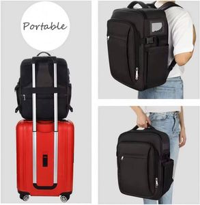 Free Sample <b>Makeup</b> Backpack Large <b>Makeup</b> <b>Case</b> for <b>Makeup</b> Artist Cosmetic Storage Organizer for Women Waterproof Travel Bag Black - Product Image 6