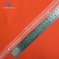 Nouvelle conception de ruban de rideau en nylon transparent épaissi de 2 cm de haute qualité avec petits œillets en plastique pour stores romains
