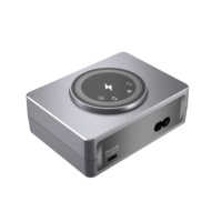 Station de charge multifonction 65 en 1 avec transfert de données 5 Gbps, hub USB 3.0, charge rapide sans fil magnétique 15 W pour téléphone et montre