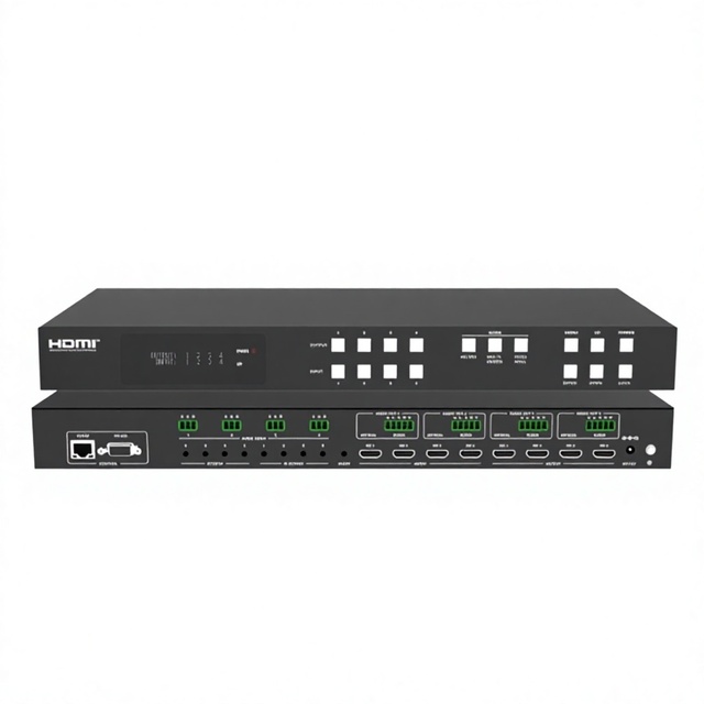 High-Definition for Video Switching Matrix 4-in/4-out Seamless 4K 60Hz Metal Made in China