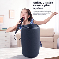 ZEALOT — haut-parleurs sans fil S61, stéréo, caisson de basses, Portable, pour l'extérieur, avec microphone et lumières LED RGB, compatible avec la connexion TWS