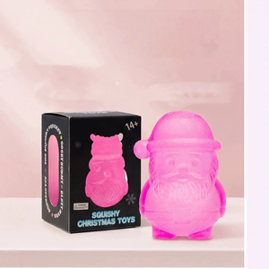 Christmas Santa Maltose <b>Squeeze</b> Toys in Different Colors, Stress Relief Squishy Rebound <b>Squeeze</b> Toys - Product Image 4