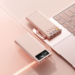 Banco de Energía SOMOSTEL Económico para Teléfono, Múltiples Puertos, Cable Integrado, 10000 mAh, Estación de Energía Portátil, SMS-DY08 - Product Image 6