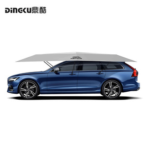 Dingku Automatic Car Canopy 4x2.1m Silver Gray Oxford Fabric Sunshade Shelter For Car Protection - Product Image 4