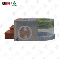 Vapasauna - Piscina de Inmersión Fría Comercial de Lujo con Enfriador Doble, Baño de Hielo Acrílico para Hoteles, Spas y Centros de Bienestar