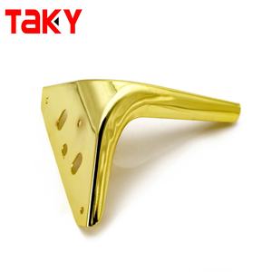 أرجل طاولة مكتب حديثة من معدن ذهبي، أرجل طاولة معدنية، أرجل أريكة، أرجل خزانة معدنية كروم، أرجل أثاث - Product Image 5