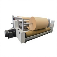 Machine à découper et à rembobiner automatique à grande vitesse pour rouleaux de papier kraft, pour papier de 30 à 500 g/m²