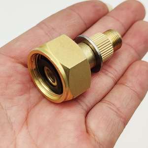 Adaptateur de réservoir de propane pour cuisinière à gaz portable, connecteur en laiton pour utilisation en camping en plein air - Product Image 3
