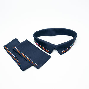 ODM alta calidad 100% algodón respetuoso con el medio ambiente a rayas <span class=keywords><strong>Rib</strong></span> Collar y puños para la moda de los hombres de negocios ropa - Product Image 5