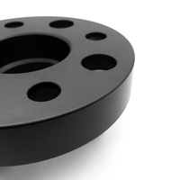 Embers Nouvel adaptateur d'entretoise de roue PCD 4x100 CB 56.1mm Noir en alliage d'aluminium forgé 4 trous pour Mini/CRX/Accord Rétrofit/Amélioration