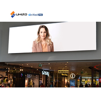 Panel de pantalla LED para interiores UHLED HD, pared de vídeo de pantalla LED publicitaria de paso fino P2 para salas de reuniones