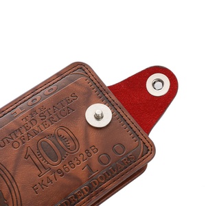 Portefeuille en cuir vintage fait main Boshiho, fermeture à bouton, motif personnalisé, porte-cartes et porte-monnaie, durable, protégé par RFID, cartes de crédit - Product Image 4