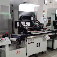 Ligne d'impression sérigraphique automatique multicolore Lingtie économique avec séchage à air chaud UV pour l'impression d'étiquettes adhésives