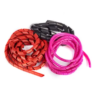 flame retardant plastic spiral wrap cable wrap spiral wrapping manager rod band 100 meter