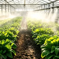 Système de refroidissement de serre haute pression 100 bars en acier inoxydable, pulvérisateur électrique à télécommande pour serres, pépinières de légumes et de fleurs