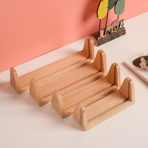 Custom Wooden U Shaped Photo Frame <b>Beech</b> Material Handmade Tabletop Display For Home Office <b>Desk</b> Decor Base Various Sizes - Product Image 1