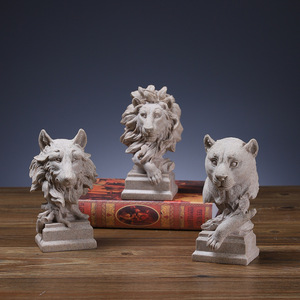 Mystic Arts Resin Lion <b>Craft</b> Chinese Style Desktop Home Decoration Lucky Charm Gift for Office or Personal Use - Product Image 3