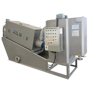 Dewatering Machine Automatic Control New Design For Sludge Lamella Sedimentation Tank Screw Type Dewatering Machine Sludge