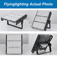 Projecteur extérieur IP65 d'usine, lumière LED étanche, 100W-1000W, corps en aluminium, CRI90, 6000K, terrain de sport, stade