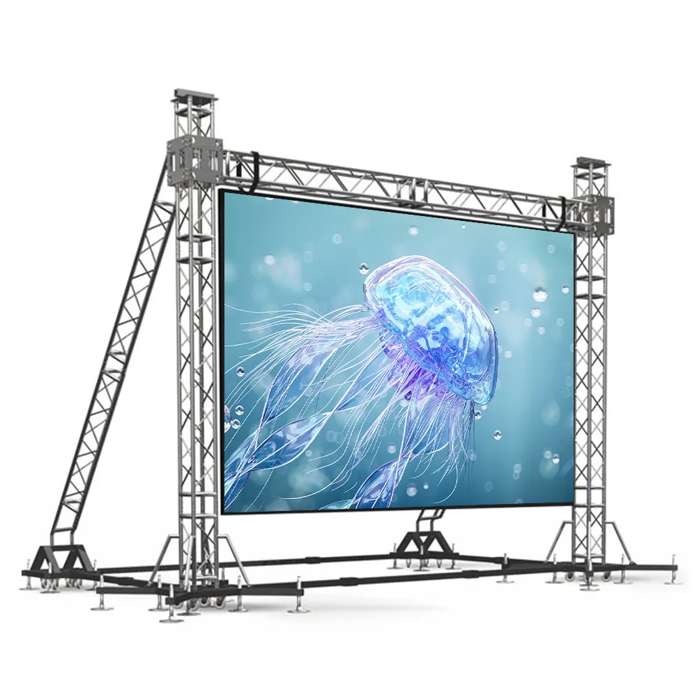 Interaktif Video sahne dans zemin standı LED duvar paneller SDK Screan Video duvar kiralama sahne Led ekranı Screean 1920 veya 3840 Hz