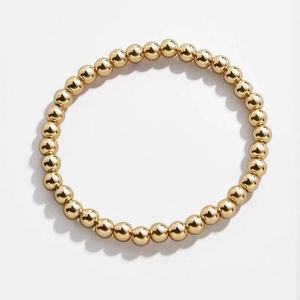 Gp 14K Vàng Đầy 8Mm 9Mm 10Mm Spacer Hạt Liền Mạch Vòng Trang Sức Vĩnh Viễn Chuỗi Phát Hiện Dụng Cụ Hạt Vàng Bóng Bán Buôn - Product Image 3