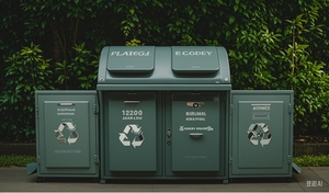 Customized Bear Proof Garbage Bin Waste Disposal Dumpster Single Bear Resistant Silverback Metal <strong>Trash</strong> <strong>Cans</strong> Storage <strong>Enclosure</strong>