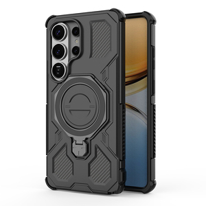 Étui de téléphone pour <span class=keywords><strong>homme</strong></span>, résistant aux chocs, robuste, avec recharge sans fil, design luxueux, support magnétique en métal à <span class=keywords><strong>360</strong></span> degrés pour S26 - Product Image 1