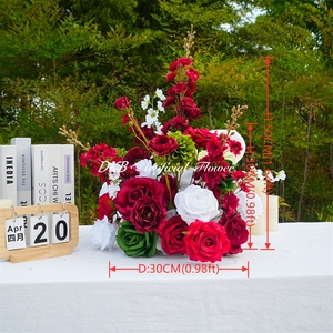 DKB Custom Color Personalized <b>Artificial</b> Silk <b>Hydrangea</b> Any Color <b>Flower</b> Ball for Custom Wedding Table Decor - Product Image 2