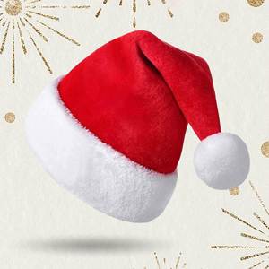 Promotional Wholesale <b>Holiday</b> <b>Hats</b> Custom Christmas <b>Hats</b> With Logo for Tradeshow Giveaways - Product Image 4
