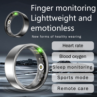 Anneau intelligent élégant pour la santé, en acier inoxydable, surveillance de la fréquence cardiaque et du sommeil, étanche IP68, contrôle par application, GPS, télécommande, iOS