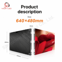 Écran LED fixe d'intérieur Muenled étanche IP43, garantie 2 ans, luminosité 600 cd, module 320x160mm pour magasins AIAF1.53