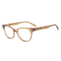 Nueva llegada listo para enviar alta calidad logotipo personalizado moda diseño clásico gafas marco acetato gafas