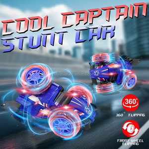 Niños 360 ° Doble cara 2,4 GHz 4WD Hero RC Car con luces geniales Stunt Car Recargable RC Stunt Cars para niños - Product Image 2