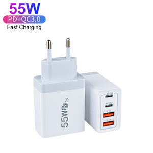 Chargeur rapide 55W 4 ports avec prise AU Australie, double PD <span class=keywords><strong>20W</strong></span>, adaptateur secteur <span class=keywords><strong>USB</strong></span>-<span class=keywords><strong>C</strong></span>, chargeur mural <span class=keywords><strong>USB</strong></span> 2C2A pour <span class=keywords><strong>Apple</strong></span> iPhone 13 14 15 Pro - Product Image 4