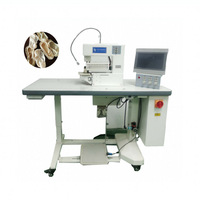 JY-601 Double largeur chevauchement épissage collage Machine à coudre industrielle pour T-shirts chemises vêtements de sport pliant