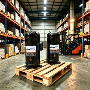 คอมเพรสเซอร์แบบสโครล Emerson Copeland รุ่น ZW430HSP TEP 522 R410A สำหรับเครื่องทำความร้อนแบบปั๊มความร้อนเชิงพาณิชย์ - Product Image 4