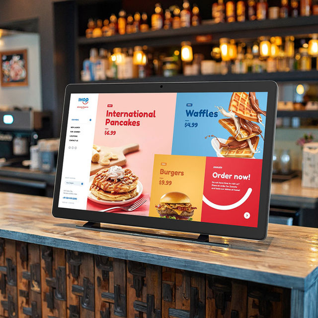 OEM 15.6-32 Inch Lcd Wall Mount Android Tablet Pc Commercial Digital Signage Display Advertising Restaurant Menu Board Tablet