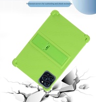 Étui pour tablette en silicone de conception la plus récente, dissipation de la chaleur, antichoc, étanche, anti-poussière, antidérapant, support multi-angles, léger, 9