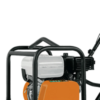 Compacteur à plaque thermique avec moteur 3,6 kW, force d'impact 15 kN, machine vibrante professionnelle