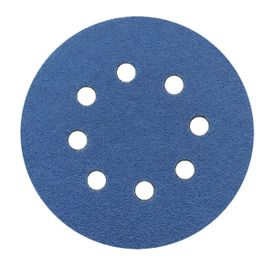6 "건식 샌딩 디스크 후크 & 루프 블루 150mm 원형 궤도 샌더 사포 샌딩 디스크 목재, 금속, 페인트 - Product Image 5