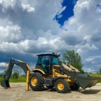 Livraison Gratuite Nouvelle Mini-Rétrocaveuse Chargeuse-Excavatrice Tracteur 4x4 JCB