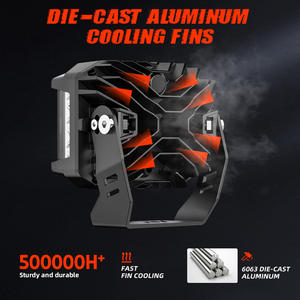 122W Super Bright Side Shooter Ditch Light Alta potencia Impermeable A Pilar Luz DE TRABAJO - Product Image 5