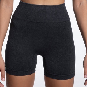 Beautyshow – short d'entraînement sans couture pour femmes, taille haute, pour le levage des fesses, le Yoga, le cycliste - Product Image 2